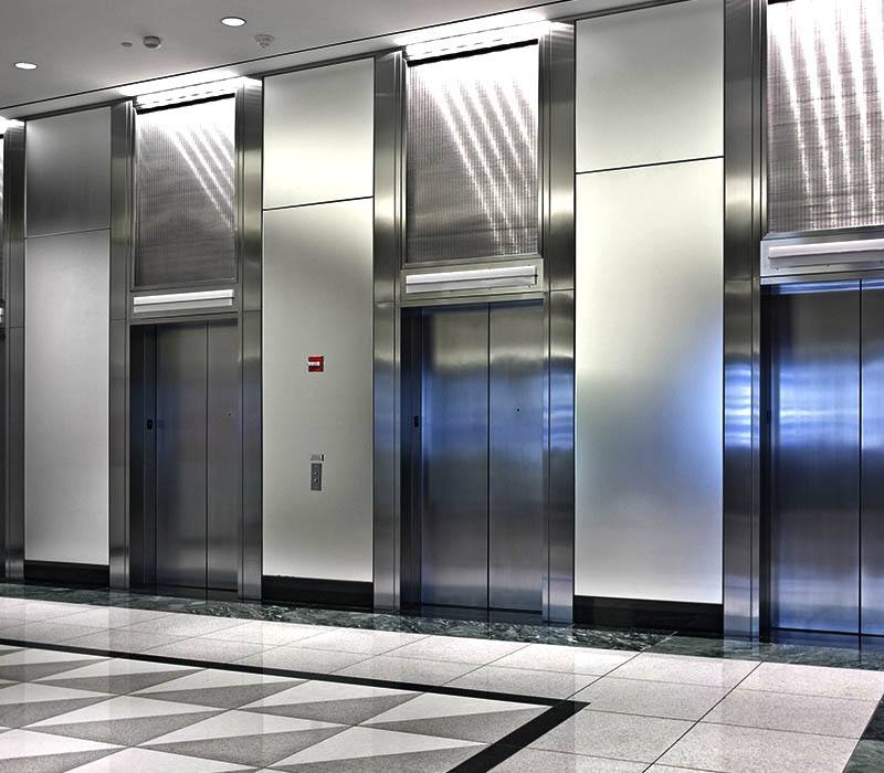 کابین های آسانسور تمام استیل